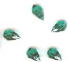 5 10x6mm Preciosa Emerald Tear Drops